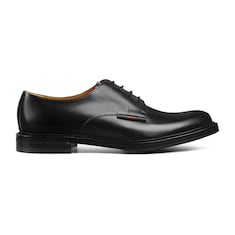 Men's lace-up shoe with leather Web