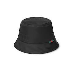 Sombrero pescador de nylon con logotipo Gucci