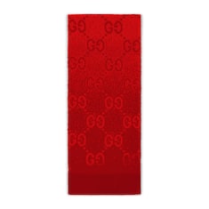 Children's GG wool jacquard scarf