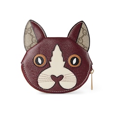 Cat-shape GG coin purse