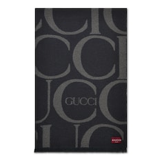 بطانية من صوف بوكليه مع شعار Gucci