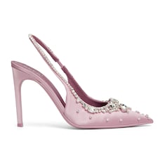 Women's pump with crystals