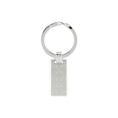 Gucci Signature GG engraved keyring