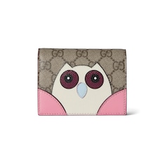 Portefeuille GG format mini avec détail hibou