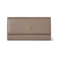 GG Marmont pink interior continental wallet