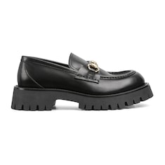 Women's lug sole loafer with Horsebit