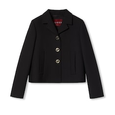 Crêpe wool jacket