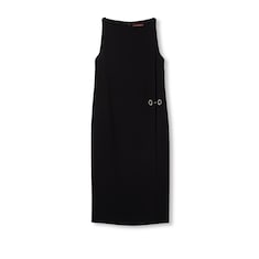 Heavy viscose sable Horsebit dress