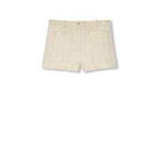 Short en tweed de laine