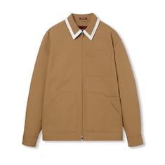 Technical gabardine jacket