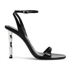 Women's sandal with bamboo heel