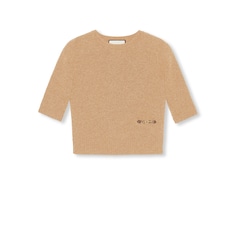 Cashmere top with Horsebit