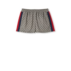 Shorts aus technischem GG Jersey mit Web