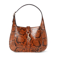 Bolso de hombro pequeño Gucci Jackie de pitón