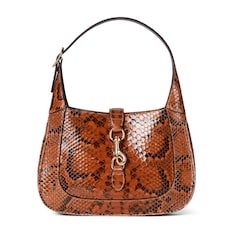 Sac à épaule Gucci Jackie en python petit format