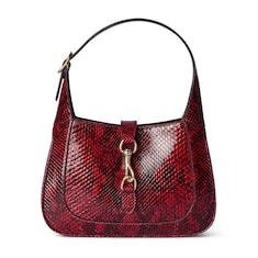 Bolso de hombro pequeño Gucci Jackie de pitón