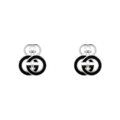 Gucci Interlocking enamel cufflinks