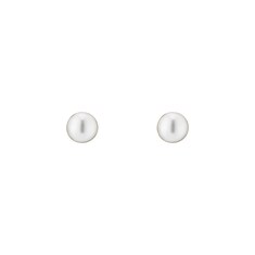Petits clous d’oreilles avec demi-perle