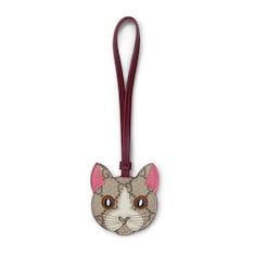 Taschenanhänger in Katzenform