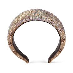 GG canvas hairband with crystals