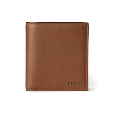 GG Emblem bi-fold embossed wallet