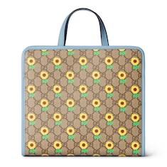 Children's printed GG tote bag