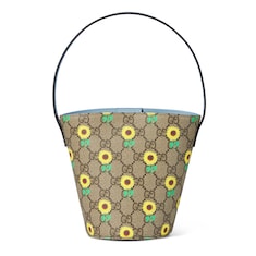 Children's printed GG bucket bag