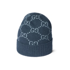 Cappello in jacquard di cashmere GG