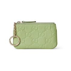 GG Emblem zip key case