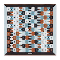 Printed cotton pocket square