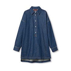 Chemise en jean avec broderies