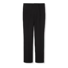 Embroidered crêpe wool pant