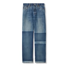 Boyfriend fit denim trouser