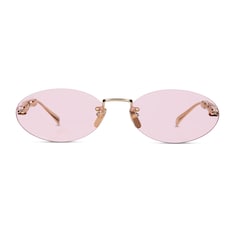 Oval frame sunglasses