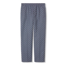 GG pied-de-poule wool leisure pants