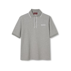 Cotton piquet polo shirt