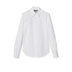 Embroidered cotton poplin shirt