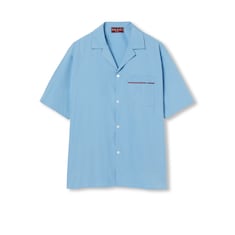 Camisa corte estándar algodón tribanda Web