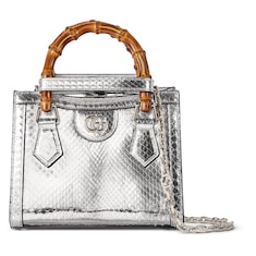 Bolso tote Gucci Diana de pitón pequeño