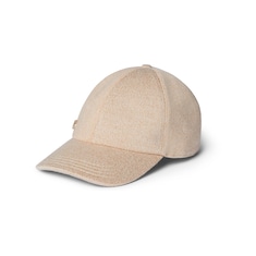 Casquette en maille de laine et lamé