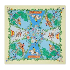 Pañuelo de seda con estampado