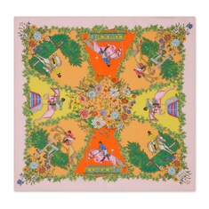 Printed cotton pocket square