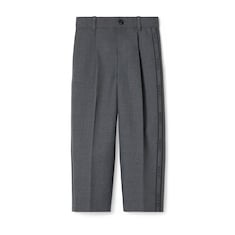 Children's embroidered wool trouser