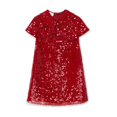 Children's embroidered tulle dress