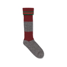 Kindersocken aus Wolle mit Web