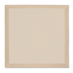 Carré en twill de soie laminé à imprimé