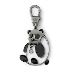 Porte-clés panda avec détail GG enlacés