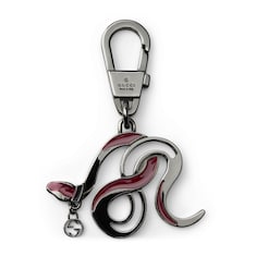 Porte-clés serpent avec détail GG enlacés
