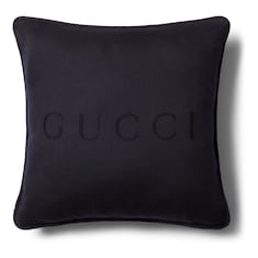 GUCCI ウェブ ストライプ ウール クッション