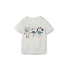 〔ベビー〕プリント コットン Tシャツ